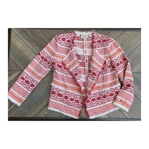 LOFT Red Fiesta Jacket 4
